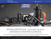 Tablet Screenshot of bernard-jarretier.fr